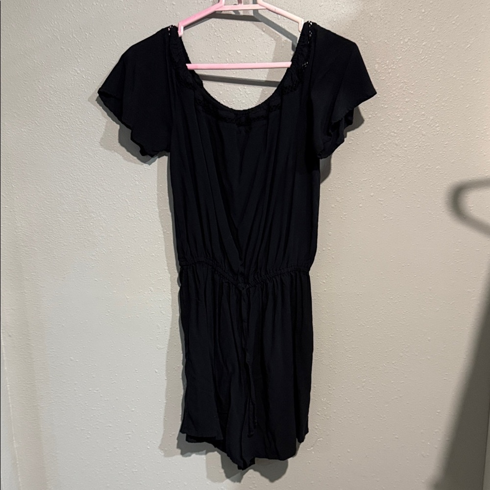 Abercrombie & Fitch Black Romper